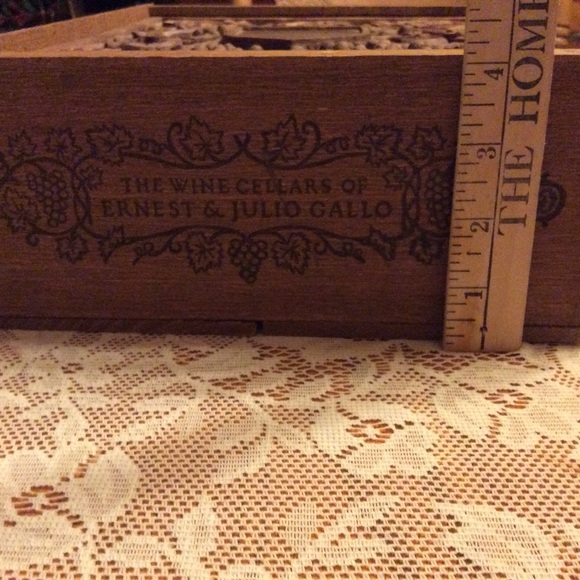Vintage Ernest & Gallo Wooden Wine Box 🍷 - Picture 11 of 16